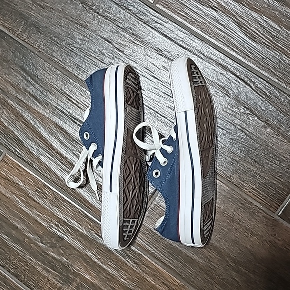 Converse Chuck Taylor All Star OX Double Tongue Low Navy Blue Men's 5 Women's 7 - Picture 6 of 8